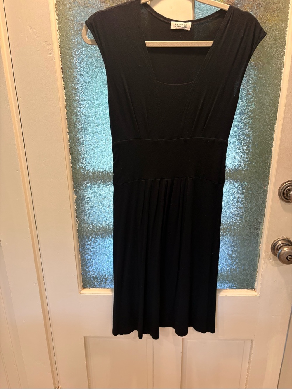 Barney’s New York Black Sleeveless Knit  Dress
